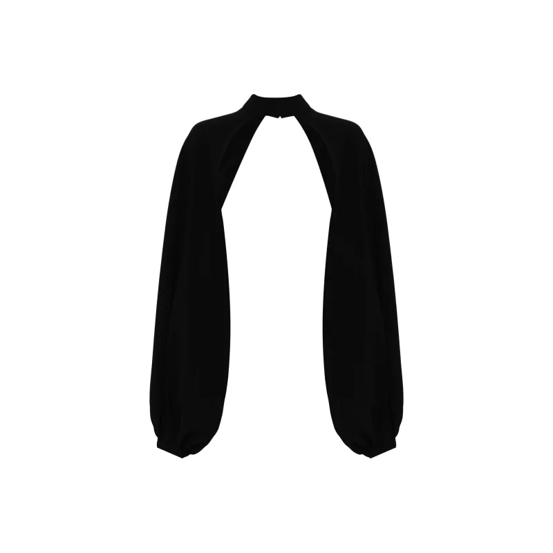 Costarellos Adair Crepe Bolero-0