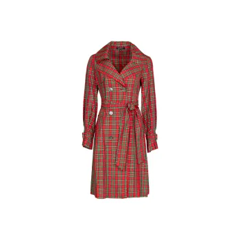 LIZZY Trench Coats Women's Red