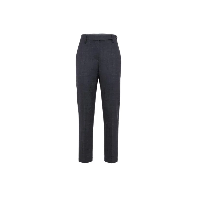 Brunello Cucinelli Pressed Crease Cropped Trousers-0