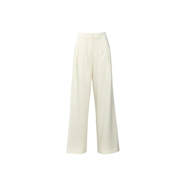 TAMMY TANGS Casual Pants Women's Ecru-0