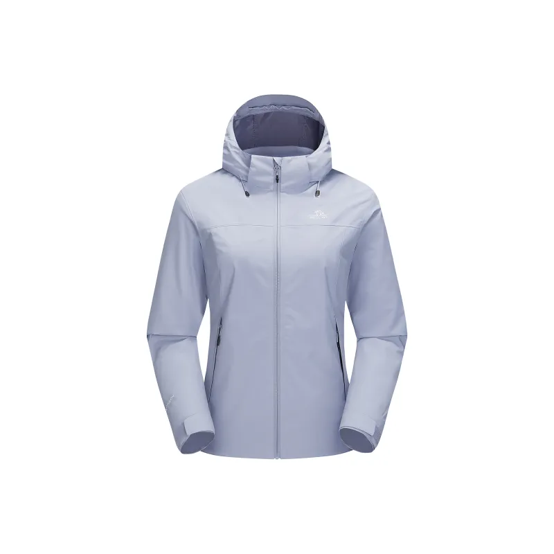 PELLIOT Water Resistant Windproof Breathable Wear Resistant Rainproof Windbreaker Jacket Women's-14