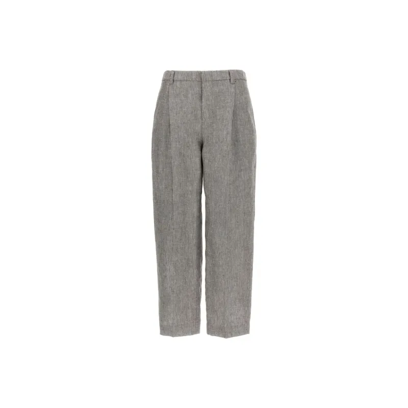 Brunello Cucinelli Pleated Twill Pants-0
