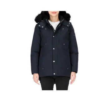 Moose Knuckles Parka Coat Women's Navy Blue