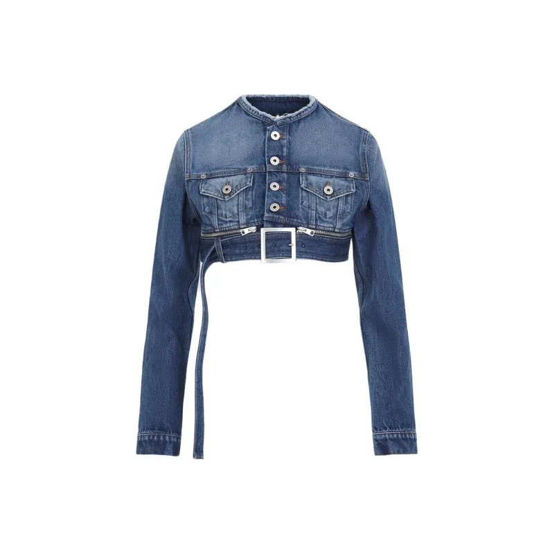 Jean Paul Gaultier Cropped Denim Jacket-0