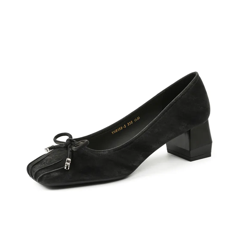 Lan Miao Chunky Heel High Heels Women's-7