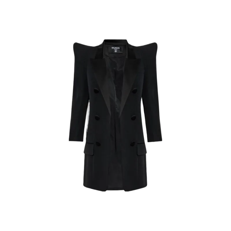 BALMAIN Shoulder pad Coat-0