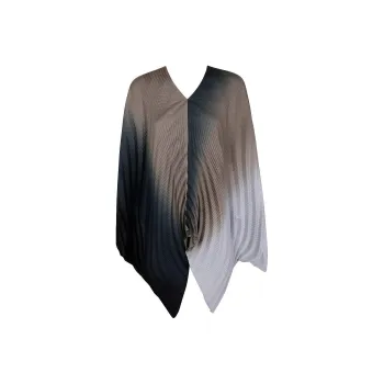 ISSEY MIYAKE Nuance Pleats Poncho
