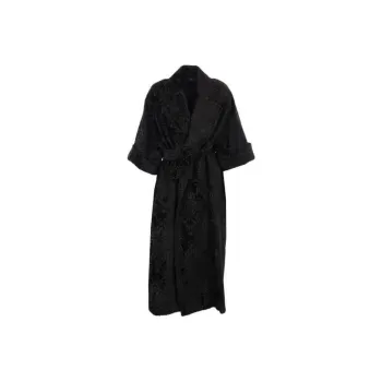 MaxMara Three Quarter Sleeved Wrap Coat