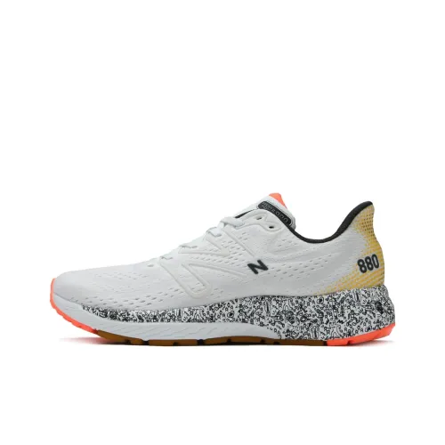 New Balance NB Fresh Foam X 880 V13 Cushioning Slip Resistant Low Top Running Shoes Men's White