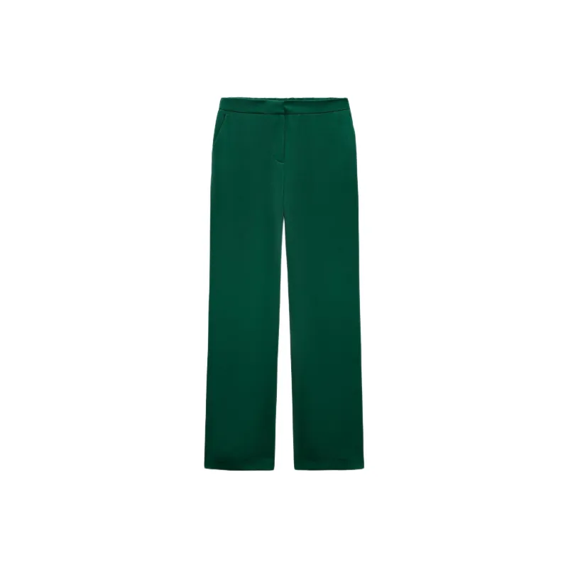 ZARA Casual Pants Women's Dark Green-0