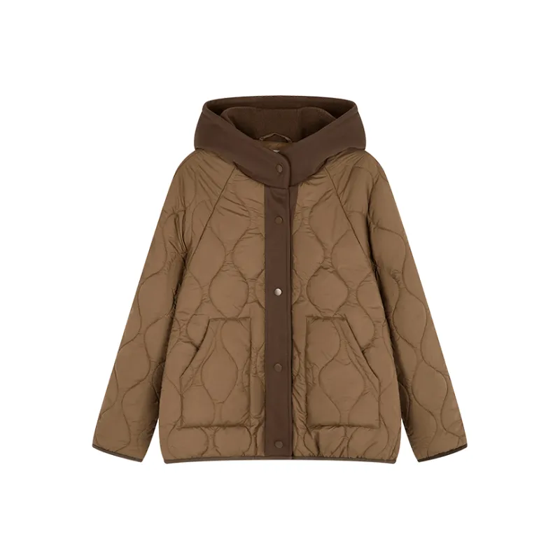 Mo Han Yi Mei Puffer Jacket Women's Coconut Brown-0