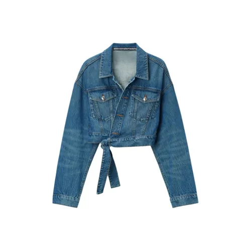 Puffy Wang Wrapped Trucker Jacket