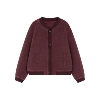 IHIMI Velvet feel Coat Women's Ancora Red