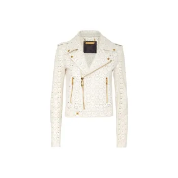 PHILIPP PLEIN Sangallo Leather Biker Jacket