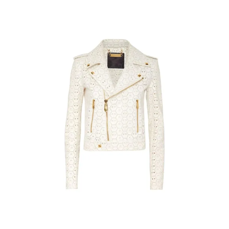 PHILIPP PLEIN Sangallo Leather Biker Jacket-0