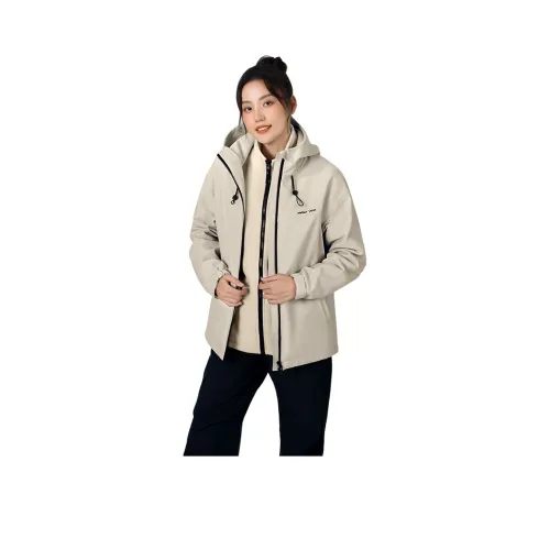 MOLY VIVI Water-Resistant Windproof Wear-Resistant Insulated For Cold Weather Anti-Static Soft Shell Clothing Women's