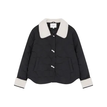 Mo Han Yi Mei Puffer Jacket Women's Black White