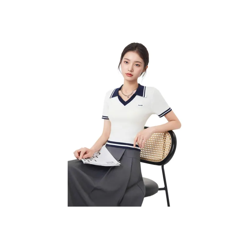 Love to serve Knitwear Women's White-1