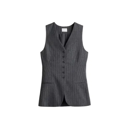 H&M Vests Women's Dark Gray