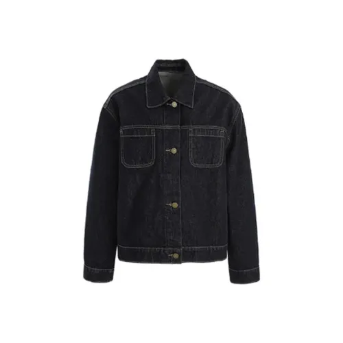 LWLG Denim Jacket Women's Dark Blue