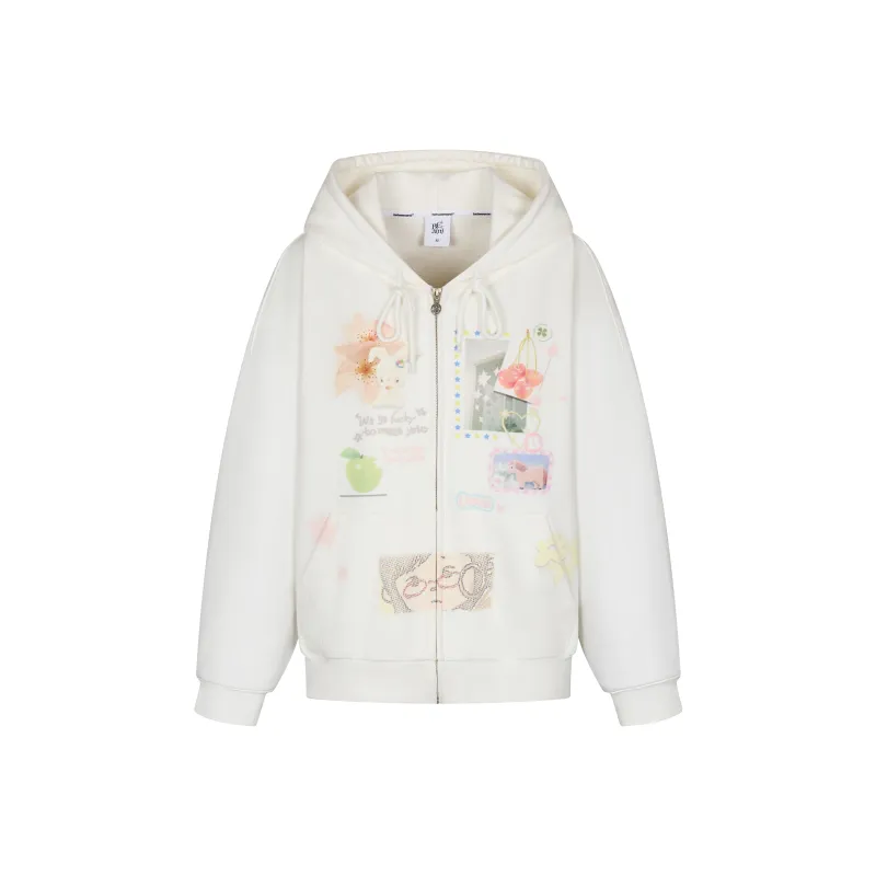 BETWEENAND Sweatshirt Women's White-0