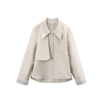 A Paradise For Awakening Trench Coat Women's Beige