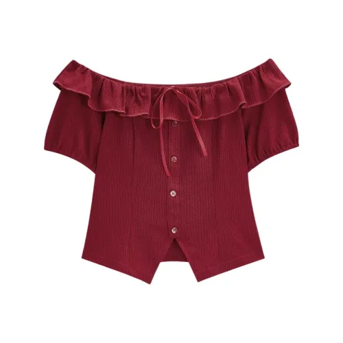 Love To Serve Crop Top Women's Tomato Red