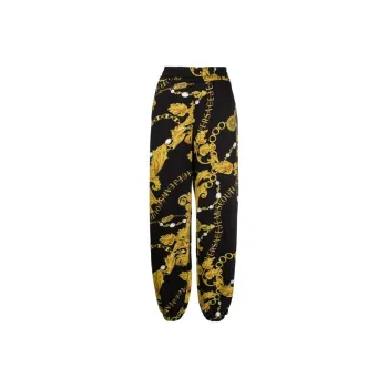 VERSACE JEANS COUTURE Chain Couture Printed Skinny Jeans