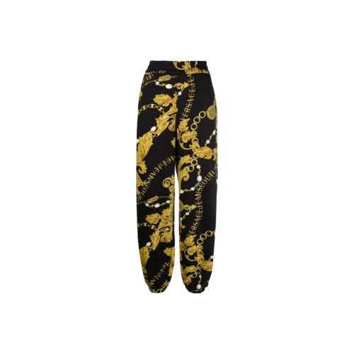 VERSACE JEANS COUTURE Chain Couture Printed Skinny Jeans