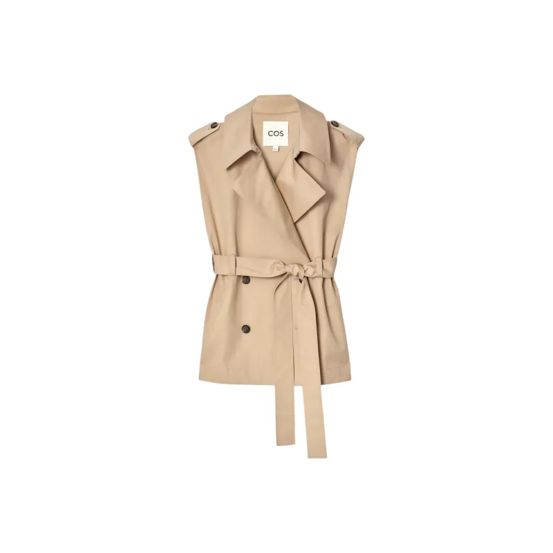 COS Vests Women's Beige-0