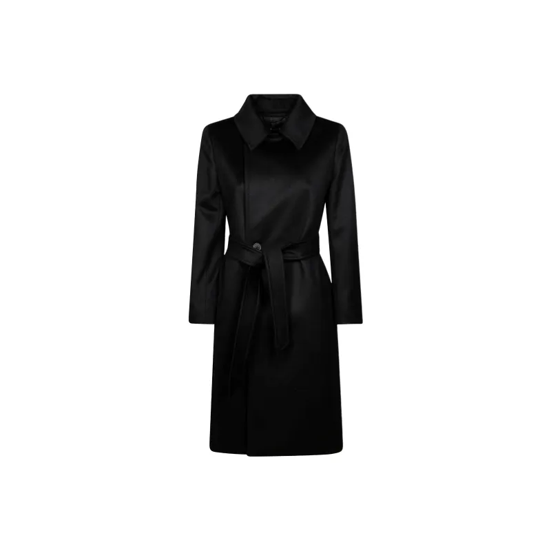 MaxMara Studio Trench Coat Women's Black-0