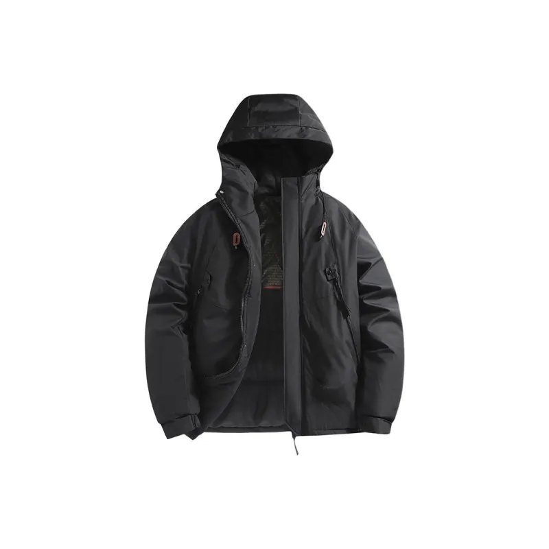 KRISTALIA Puffer Jacket Unisex Black-0