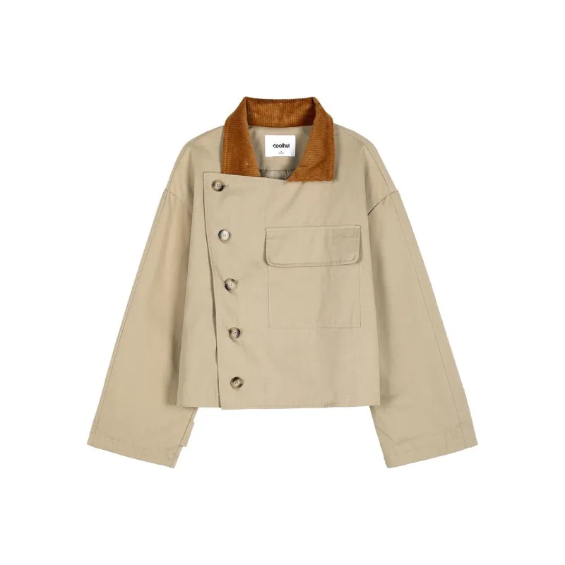 Coolhut Trench Coat Women's Khaki-0