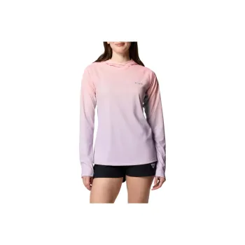 Columbia PFG Tidal Deflector Sweatshirt Women's Purple Pink Gradient Color Changing
