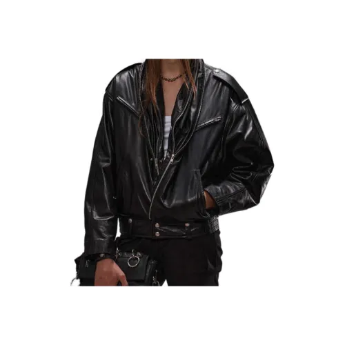 R13 Motorcycle Zip collar Jacket