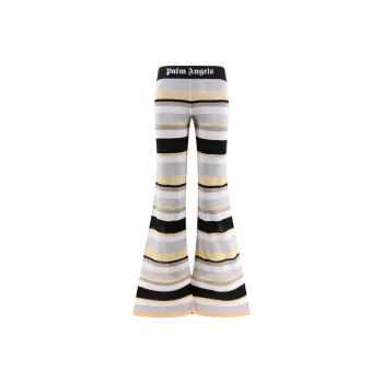 PALM ANGELS Striped Knitted Trousers