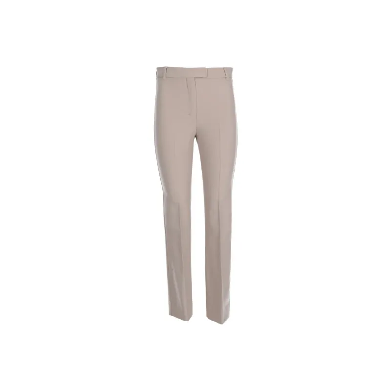 'S MAX MARA Fatina Pleat Detailed Slim Fit Trousers-0