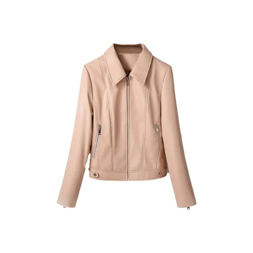 KAISER Leather Jacket Women's Pink