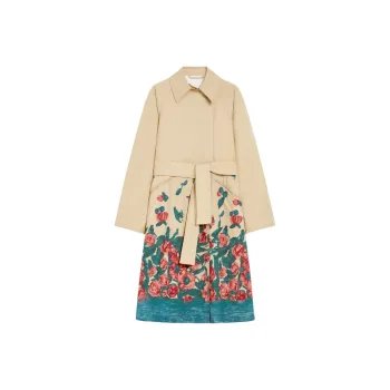 WEEKEND MaxMara Pesco Gabardine Trench Coat