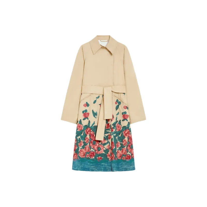 WEEKEND MaxMara Pesco Gabardine Trench Coat-0