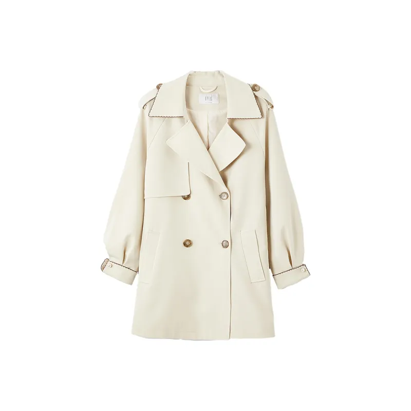 XIANGYING Trench Coats Women's-0
