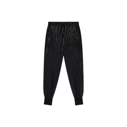 Stella McCartney Wood Grain Effect Metallic Tapered Trousers