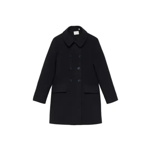 DOEN WAYFARER COAT Women's Dark Marine Blue