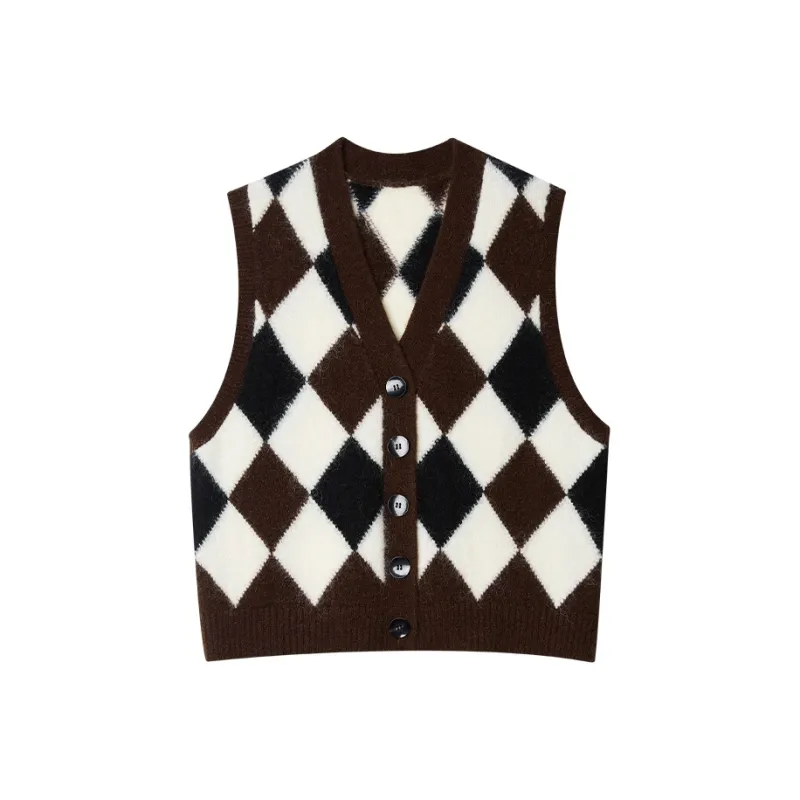 THE SEA LIFE Vest Women's Dark Butterfly Brown-0