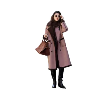【dme】 Puffer Jacket Women's Leather Pink