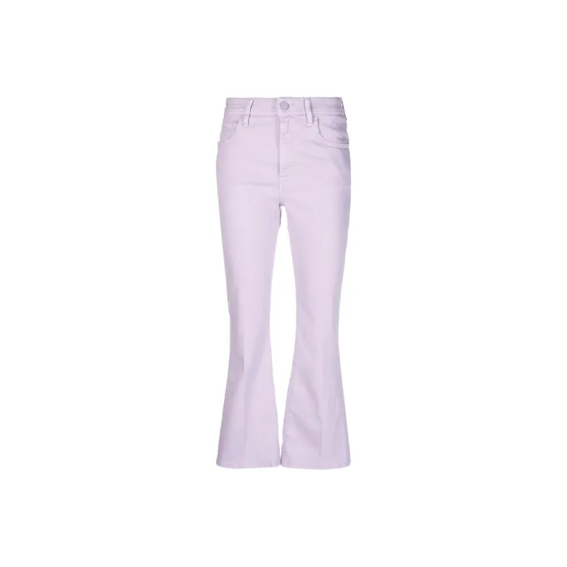 Jacob Cohën Victoria Logo embroidered Cropped Flared Jeans-0