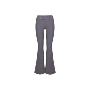 PRINCESS POLLY KINKIRK FLARED PANTS Casual Pants Women's GREY/Gray