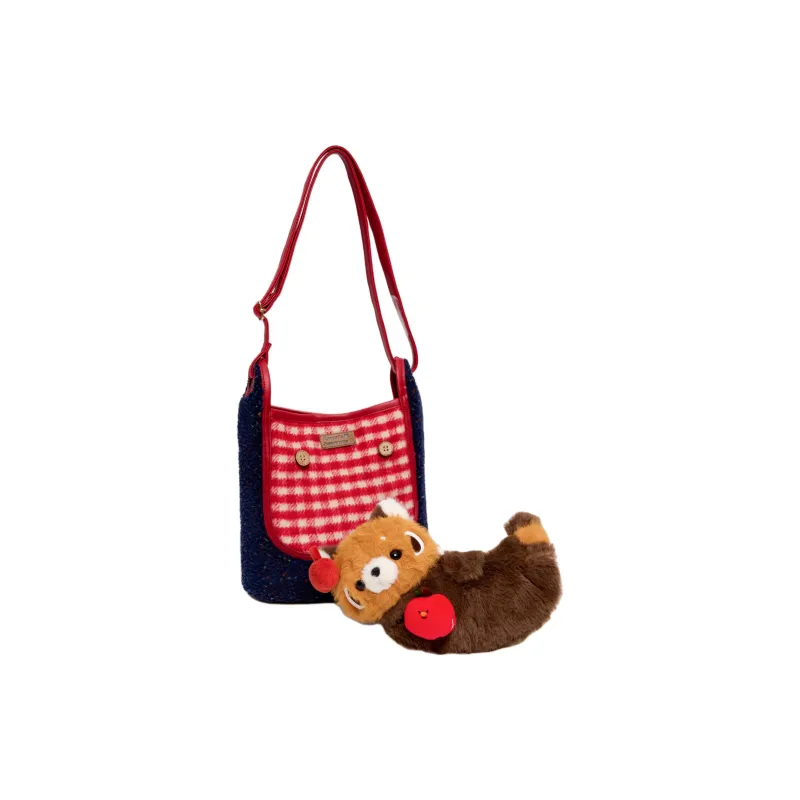 LUNA'S JOURNEY Polyester Shoulder Bag Medium Size Unisex Navy Blue-1