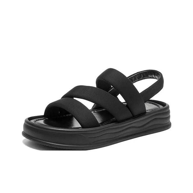 FIVE PLUS One Strap Sandals Women's Black-1