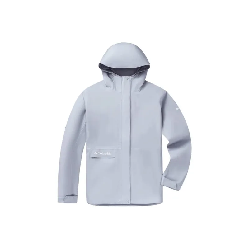 Columbia Windbreaker Jackets Women's Light Blue 032-0